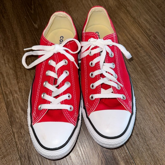 NEW Red Converse All Star Sneakers / Shoes - Men's Size 8 / Women's Size 10 - Picture 2 of 7